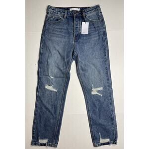 TNR Women’s Jeans Distressed Medium Wash Size 27‎ Cropped
